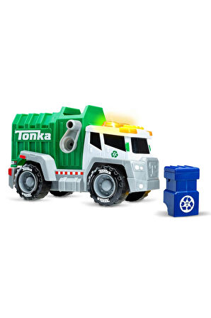 Erkek Çocuk Oyuncak Tonka Sesli ve Işıklı Geri Dönüşüm Kamyonu S00006243 Kız Çocuk Eğitici Oyuncakla