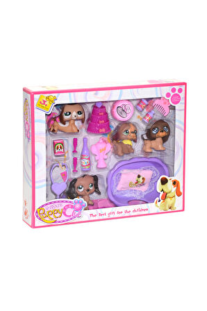 Erkek Çocuk Oyuncak CL2105ABC Puppy Club Köpekçik Oyun Seti Kız Çocuk Eğitici Oyuncaklar