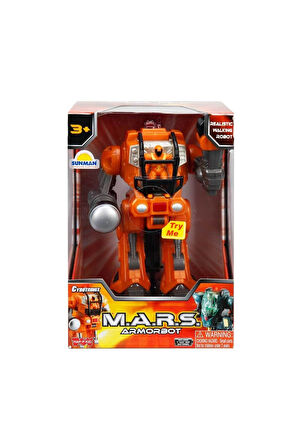 Erkek Çocuk Oyuncak M.A.R.S Sesli ve Işıklı Zırhlı Robot Kız Çocuk Eğitici Oyuncaklar