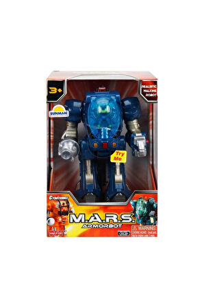 Erkek Çocuk Oyuncak M.A.R.S Sesli ve Işıklı Zırhlı Robot Kız Çocuk Eğitici Oyuncaklar