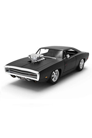 Erkek Çocuk Oyuncak 1:16 1970 Dodge Charger R/T Sesli ve Işıklı Uzaktan Kumandalı Araba Kız Çocuk Eğ