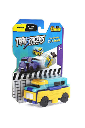 Erkek Çocuk Oyuncak Transracers Dönüşen Araçlar Karavan / Alt Yapı Aracı Kız Çocuk Eğitici Oyuncakla