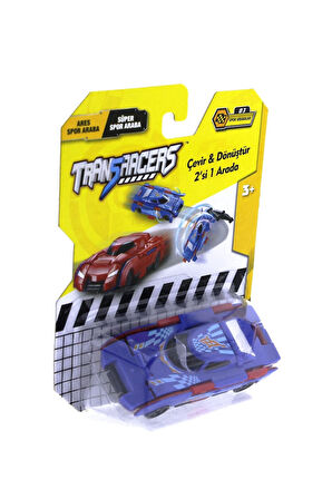Erkek Çocuk Oyuncak Transracers Dönüşen Araçlar Spor Arabalar Ares / Süper Kız Çocuk Eğitici Oyuncak