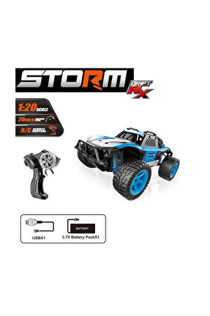 Erkek Çocuk Oyuncak SYR-66764MA Kumandalı 2.4Ghz Şarjlı 1:20 Storm Drift Araba Kız Çocuk Eğitici Oyu