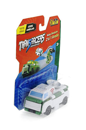 Erkek Çocuk Oyuncak Transracers Dönüşen Araçlar Askeri Araçlar Yayın Aracı / Ambulans Kız Çocuk Eğit