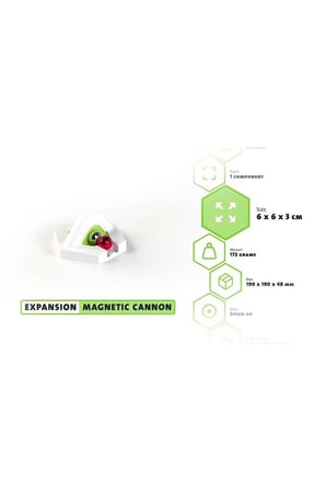 Erkek Çocuk Oyuncak 260959 GraviTrax Manyetik Fırlatıcı-Magnetic Cannon / GraviTrax Başlangıç Seti E