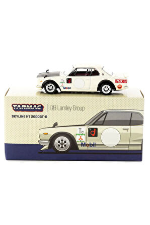 Erkek Çocuk Oyuncak Tarmac Works 1/64 Skyline HT 2000GT-R White Kız Çocuk Eğitici Oyuncaklar