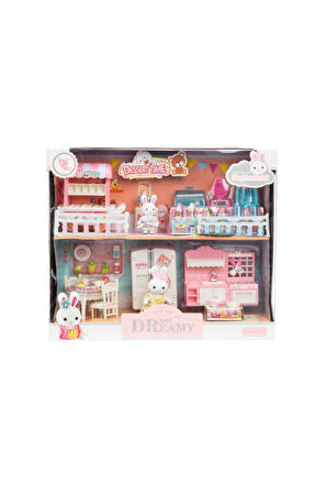 Erkek Çocuk Oyuncak Bay Dreamy Tatlı Zamanı Mini Tavşan Oyun Seti Kız Çocuk Eğitici Oyuncaklar