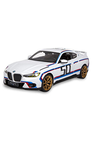 Erkek Çocuk Oyuncak Rastar 1/14 F/F BMW 3.0 CSL 2.4GHZ Işıklı Uzaktan Kumandalı Araba Kız Çocuk Eğit