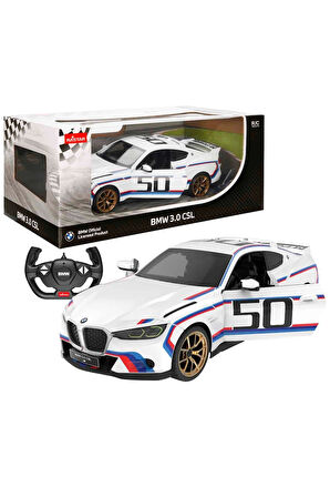 Erkek Çocuk Oyuncak Rastar 1/14 F/F BMW 3.0 CSL 2.4GHZ Işıklı Uzaktan Kumandalı Araba Kız Çocuk Eğit