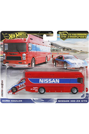 Erkek Çocuk Oyuncak Premium Team Transport Euro Hauler & 94 Nissan 300 ZX GTS HRV44 Kız Çocuk E