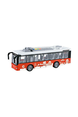 Erkek Çocuk Oyuncak WY911A-B Sesli ve Işıklı Elektrikli Otobüs Troleybüs 1:16 -Vardem Kız Çocuk Eğit