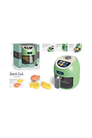 Erkek Çocuk Oyuncak LD-6613A Dokunmatik Fritöz Set Gıdalar Renk Değiştirir -Vardem Oyuncak Kız Çocuk
