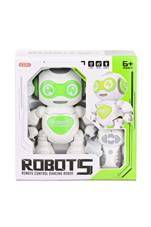 Erkek Çocuk Oyuncak J608-1 Kumandalı Dans Eden Robot -Oyuncak Kız Çocuk Eğitici Oyuncaklar