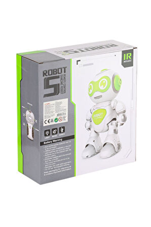 Erkek Çocuk Oyuncak J608-1 Kumandalı Dans Eden Robot -Oyuncak Kız Çocuk Eğitici Oyuncaklar