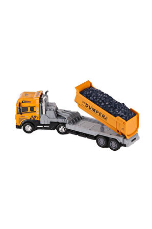 Erkek Çocuk Oyuncak KLX800-246 Işıklı Müzikli Dorseli Tır 1:24 Kız Çocuk Eğitici Oyuncaklar