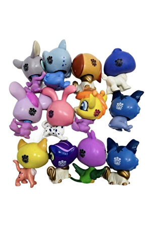 Çocuk Gelişim Oyuncaklar Littlest Pets Shop Lps Minişler 3Adet Birden Büyük Boy Miniş Set Kız Erkek