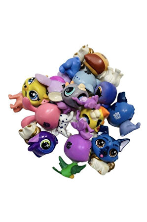 Çocuk Gelişim Oyuncaklar Littlest Pets Shop Lps Minişler 3Adet Birden Büyük Boy Miniş Set Kız Erkek