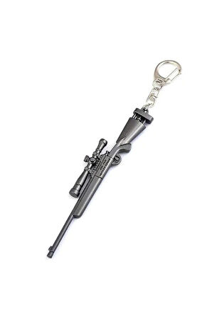 Erkek Çocuk Oyuncak Pubg Metal Gri Keskin Nişancı Tüfeği Anahtarlık Kız Çocuk Eğitici Oyuncaklar