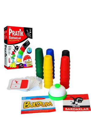 Erkek Çocuk Oyuncak Pratik Bardaklar Buldum Oyun Hediyeli Eğitici Oyuncak Kız Çocuk Eğitici Oyuncakl