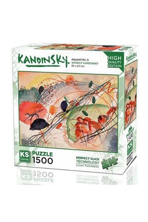 Erkek Çocuk Oyuncak Ks Games Aquarell No 6 Puzzle 1500 Parça 22031 Kız Çocuk Eğitici Oyuncaklar