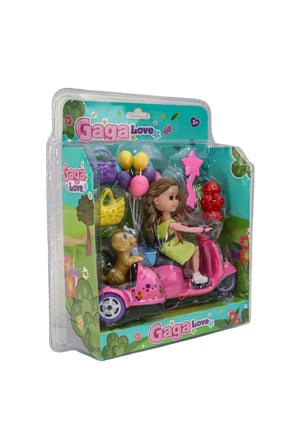 Erkek Çocuk Oyuncak Gaga Love Hayvanlarıyla Pembe Motor Gezisi Kız Çocuk Eğitici Oyuncaklar