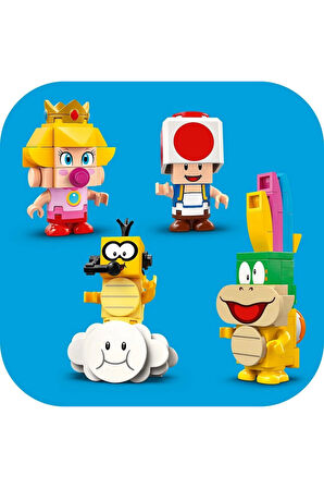 Erkek Çocuk Oyuncak Super Mario: Mario Kart Baby Peach ve Grand Prix Seti Yarış Oyuncağı 72036 Kız Ç