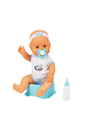 Erkek Çocuk Oyuncak Boubou Altını Islatan Sesli Bebek Seti 30cm - S02030121 Kız Çocuk Eğitici Oyunca