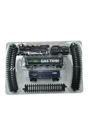 Erkek Çocuk Oyuncak FF-1601C IŞIKLI VE SESLİ 18PCS KLASİK TREN -VRD Kız Çocuk Eğitici Oyuncaklar