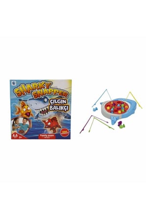 Erkek Çocuk Oyuncak S00075471 OYUN SHARKY SNAPPER FİSHİNG GAME -SUN Kız Çocuk Eğitici Oyuncaklar