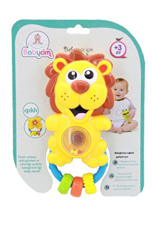 Erkek Çocuk Oyuncak URT041-004 BABYCİM NEŞELİ SSLİ PİLLİ ASLAN ÇINGIRK Kız Çocuk Eğitici Oyuncaklar