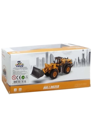 Erkek Çocuk Oyuncak CLM-21A KUTULU METAL BULDOZER Kız Çocuk Eğitici Oyuncaklar