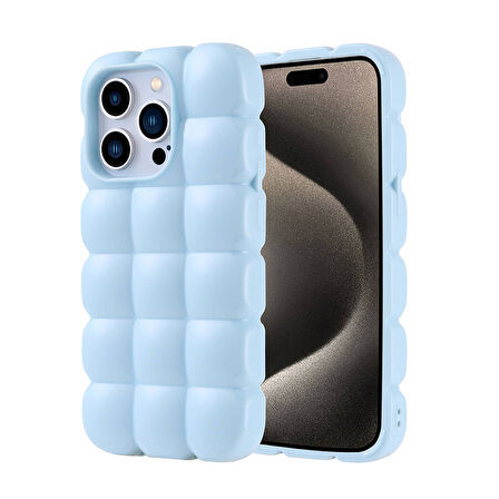 Forzacase iPhone 15 Pro uyumlu Candy Serisi Darbeye Dayanıklı Parlak Esnek Silikon Kılıf