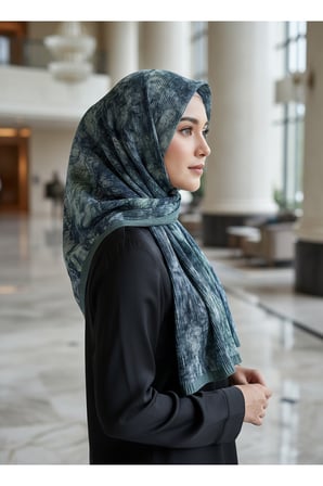 Müslüm, Floral Çiçek Desenli Bürümcük Şal – Zarif, Kaymaz, Terletmez ve Rahat Kullanım 75 x 200 cm