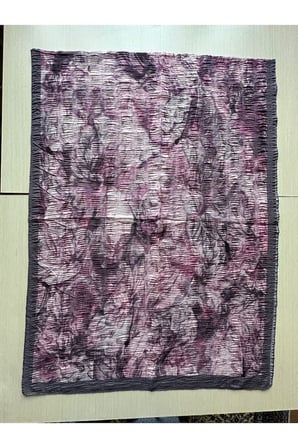 Müslüm, Floral Çiçek Desenli Bürümcük Şal – Zarif, Kaymaz, Terletmez ve Rahat Kullanım 75 x 200 cm