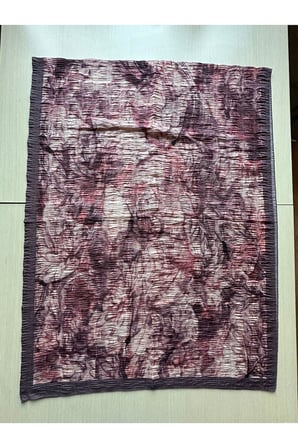 Müslüm, Floral Çiçek Desenli Bürümcük Şal – Zarif, Kaymaz, Terletmez ve Rahat Kullanım 75 x 200 cm