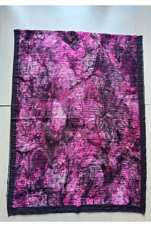Müslüm, Floral Çiçek Desenli Bürümcük Şal – Zarif, Kaymaz, Terletmez ve Rahat Kullanım 75 x 200 cm