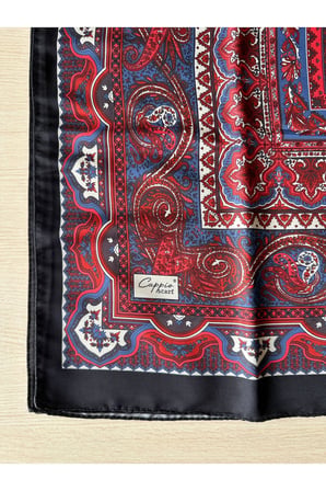 Scarf İpek Görünümlü Etnik Esinti Şal