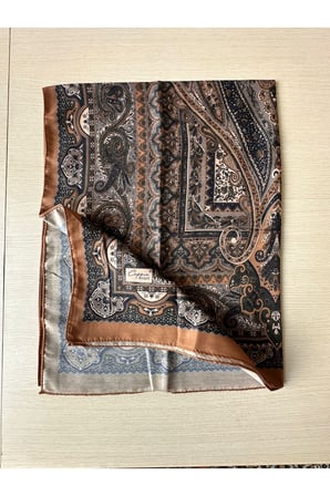 Scarf İpek Görünümlü Etnik Esinti Şal