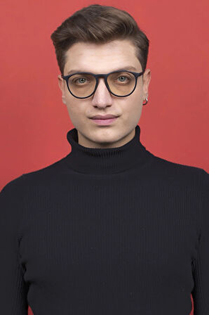 Caprina Mat Siyah Mavi Işık Korumalı Bilgisayar Ekran Gözlüğü