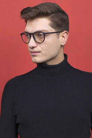 Caprina Mat Siyah Mavi Işık Korumalı Bilgisayar Ekran Gözlüğü