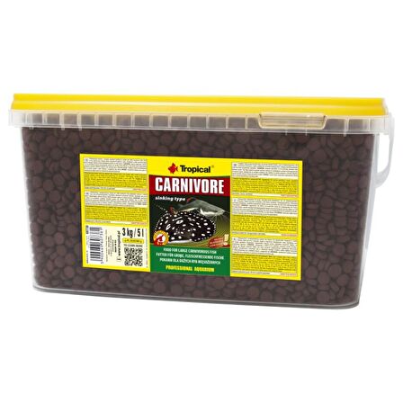 Tropical Carnivore 1000 Gram Küçük Tablet Balık Yemi