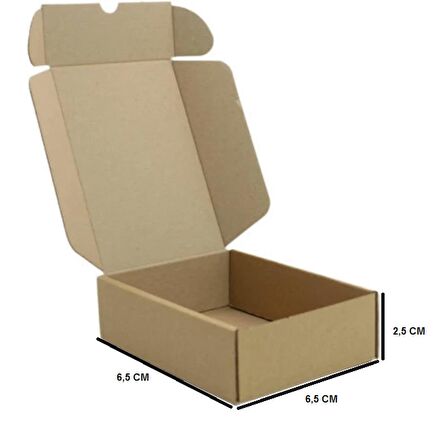 Üreticiden 6,5x6,5x2,5 cm 400 Adet E Ticaret Kutusu Karton Taşıma Taşınma Kolisi