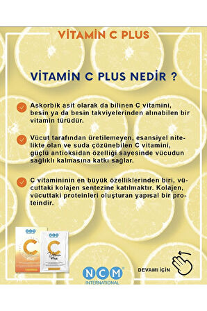 Ncm C Vitamin Plush (30 Günlük)