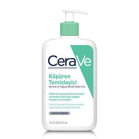 CeraVe Köpüren Temizleyici Normal ve Yağlı Ciltler için 