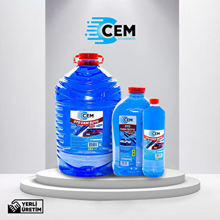 CEM CAR CARE Cam Suyu Antifriz İçerikli -20 5 LT 4'Lü Avantaj Paket