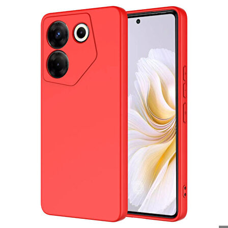 Tecno Tekno Camon 20 Pro 5G Kılıf Mara Lansman İçi Kadife Silikon Kapak