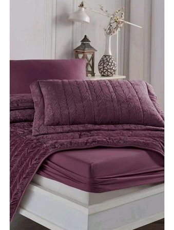 Elart Yeni Nesil Uykuseti 6 Parça Velvet Mürdüm 230x220