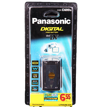 Panasonic Cgr-D28S Batarya D28S Uyumlu Kameraklar AG-DVC7, AG-DVX100,  NV-DS15, NV-DS30, EX1 / EX1B