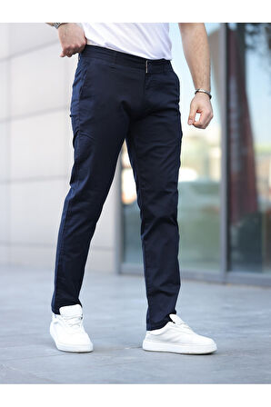 Slim Fit Chino Keten Pantolon